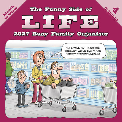 Funny Side of Life Wiro Planner Wall Calendar 2027