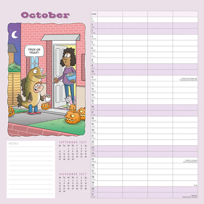 Funny Side of Life Wiro Planner Wall Calendar 2027