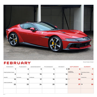 Dream Cars Wiro Wall Calendar 2027