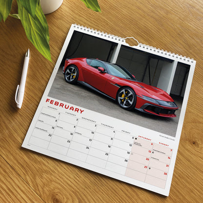 Dream Cars Wiro Wall Calendar 2027