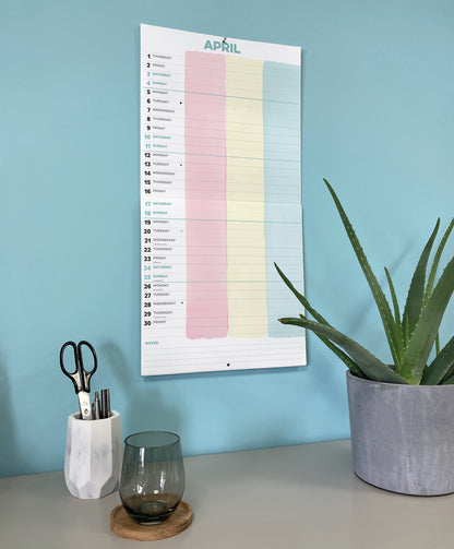 Just the Two of Us Planner Wall Calendar 2027