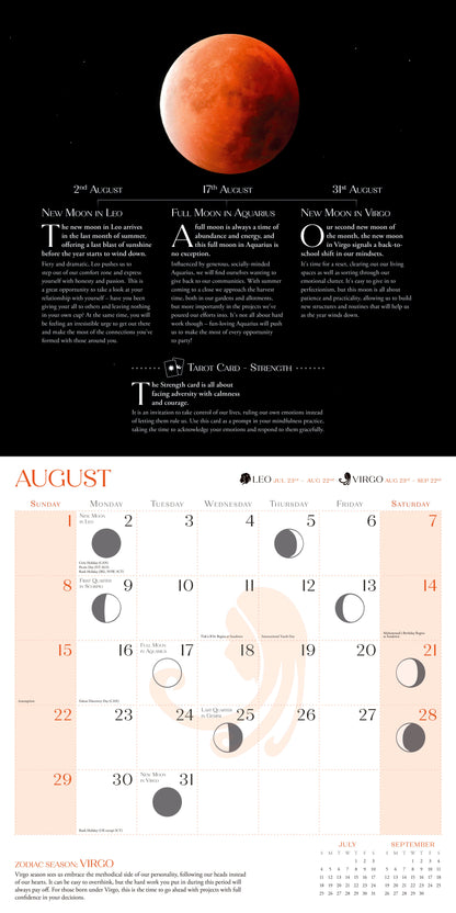 Living by the Moon Wall Calendar 2027