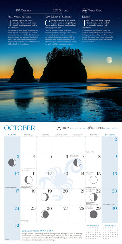 Living by the Moon Wall Calendar 2027