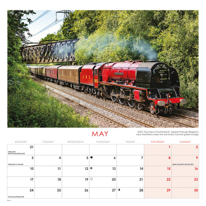 Country Railways Wiro Wall Calendar 2027