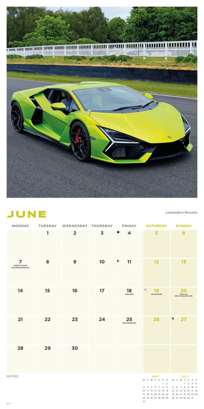 Supercars Wall Calendar 2027