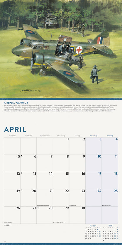Legends of WWII Wall Calendar 2027