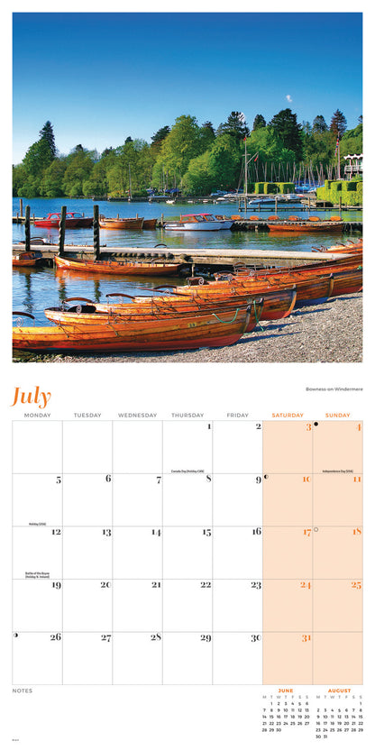 Lake District Wall Calendar 2027