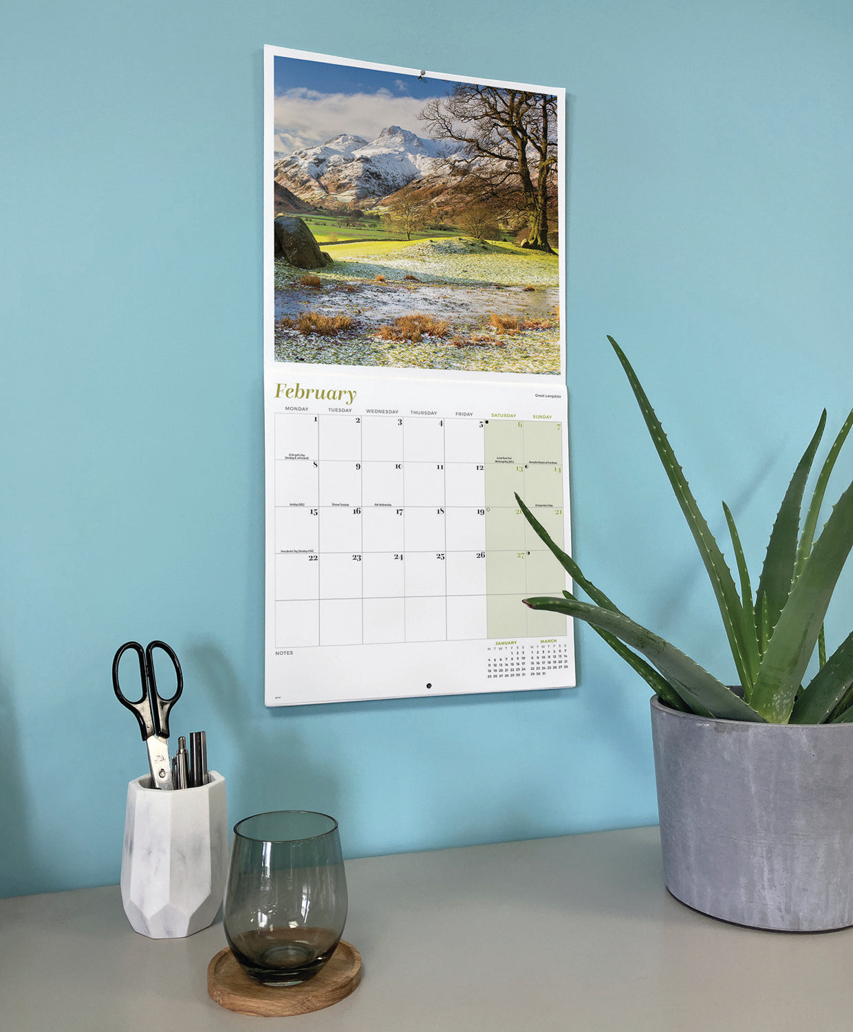 Lake District Wall Calendar 2027