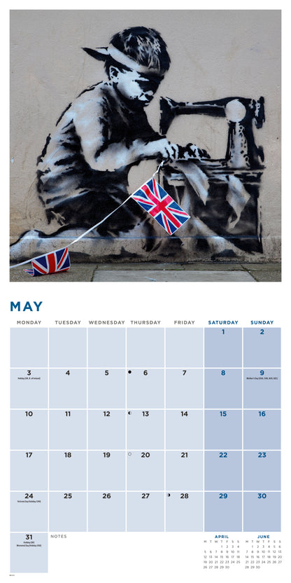 Banksy, If Graffiti Changed Anything Wall Calendar 2027