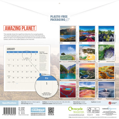 Amazing Planet Wall Calendar 2027