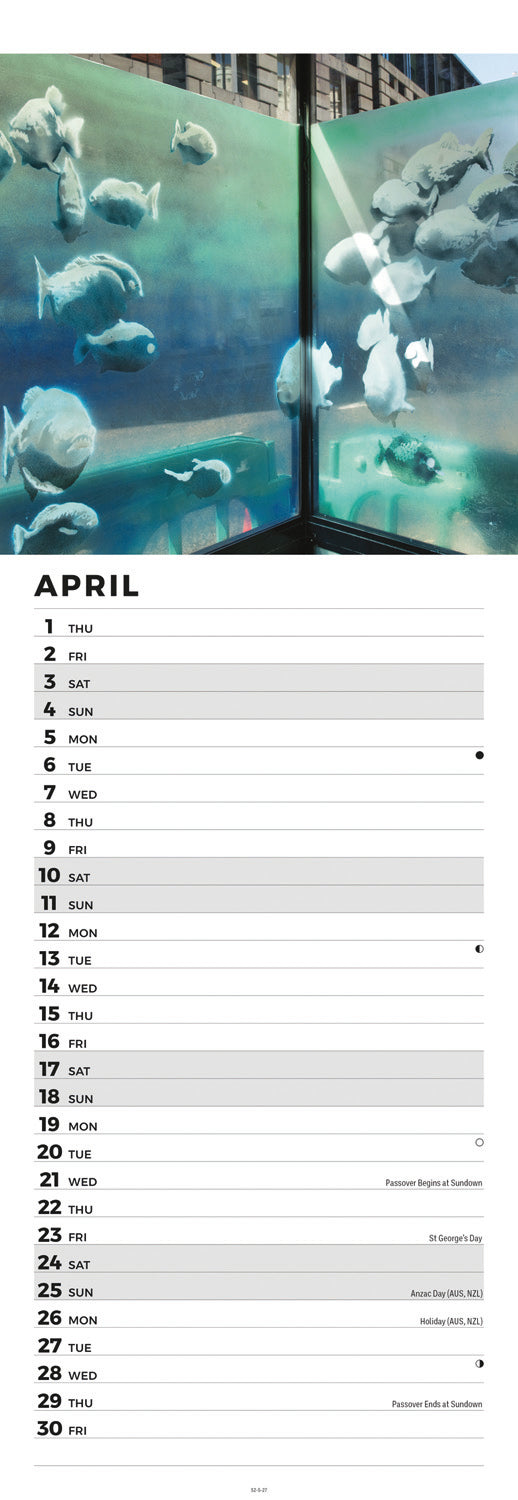 Banksy, If Graffiti Changed Anything Slim Calendar 2027