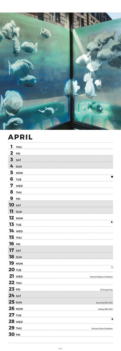 Banksy, If Graffiti Changed Anything Slim Calendar 2027