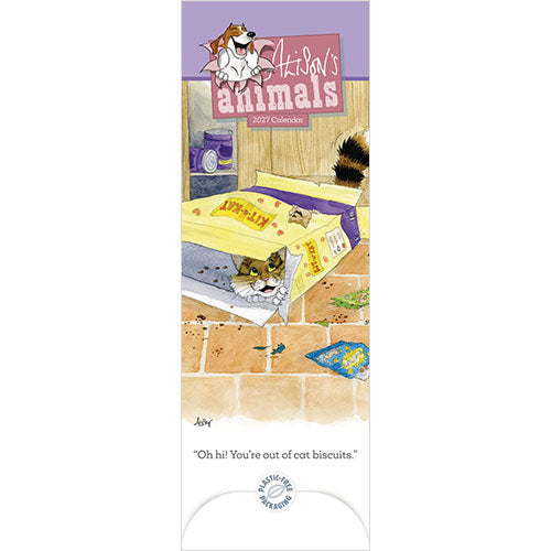 Alison's Animals Slim Calendar 2027