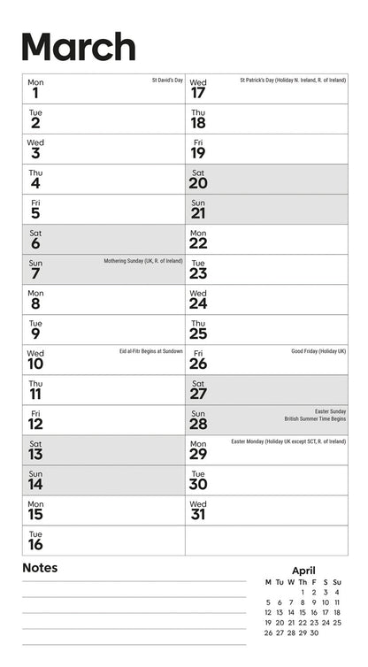 Essential MTV Stubby Slim Calendar 2027