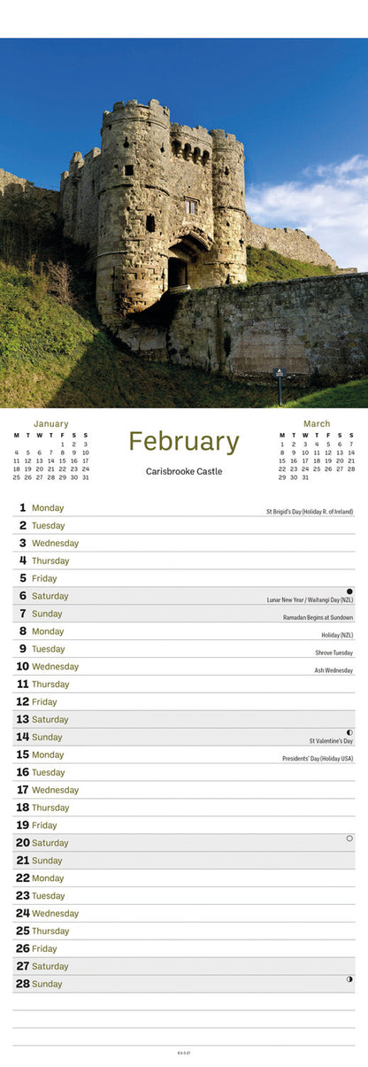 Isle of Wight Slim Calendar 2027