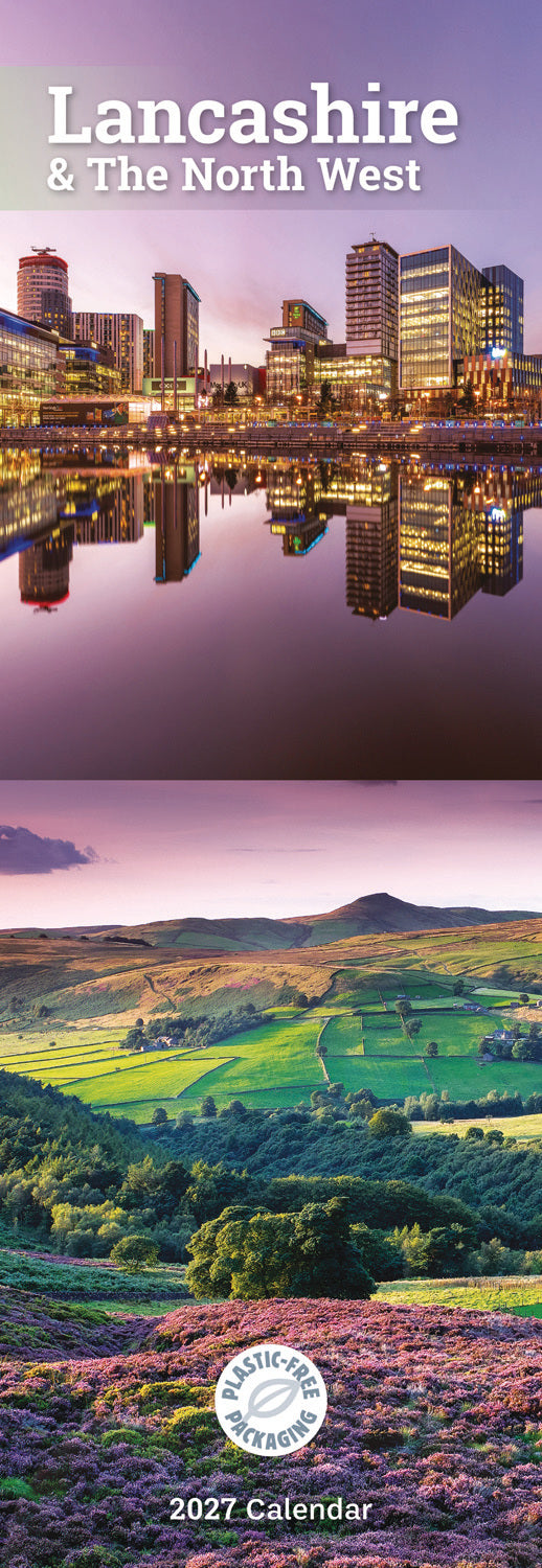 Lancashire & The North West Slim Calendar 2027