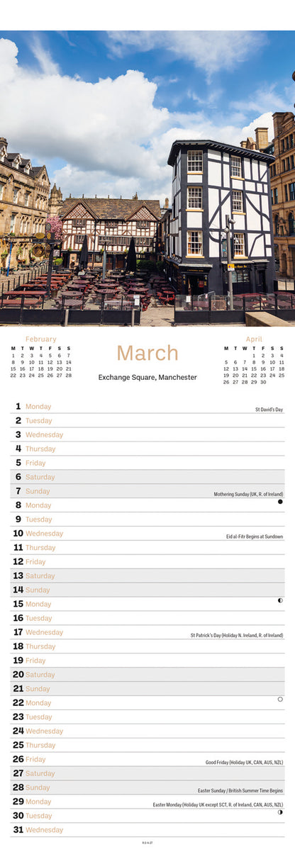 Lancashire & The North West Slim Calendar 2027