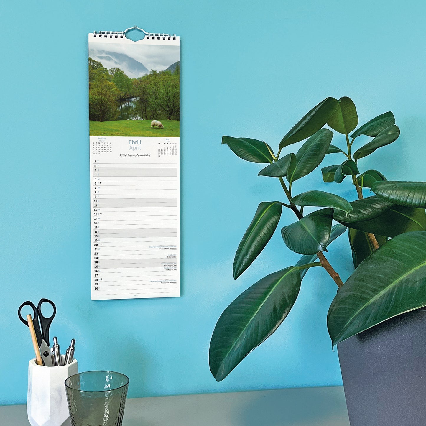 Snowdonia Slim Calendar 2027