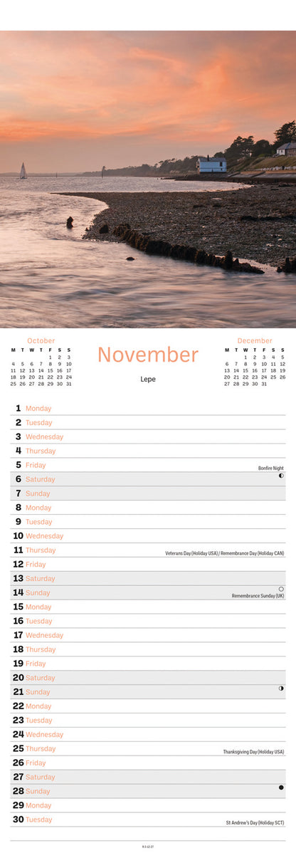 Hampshire Slim Calendar 2027