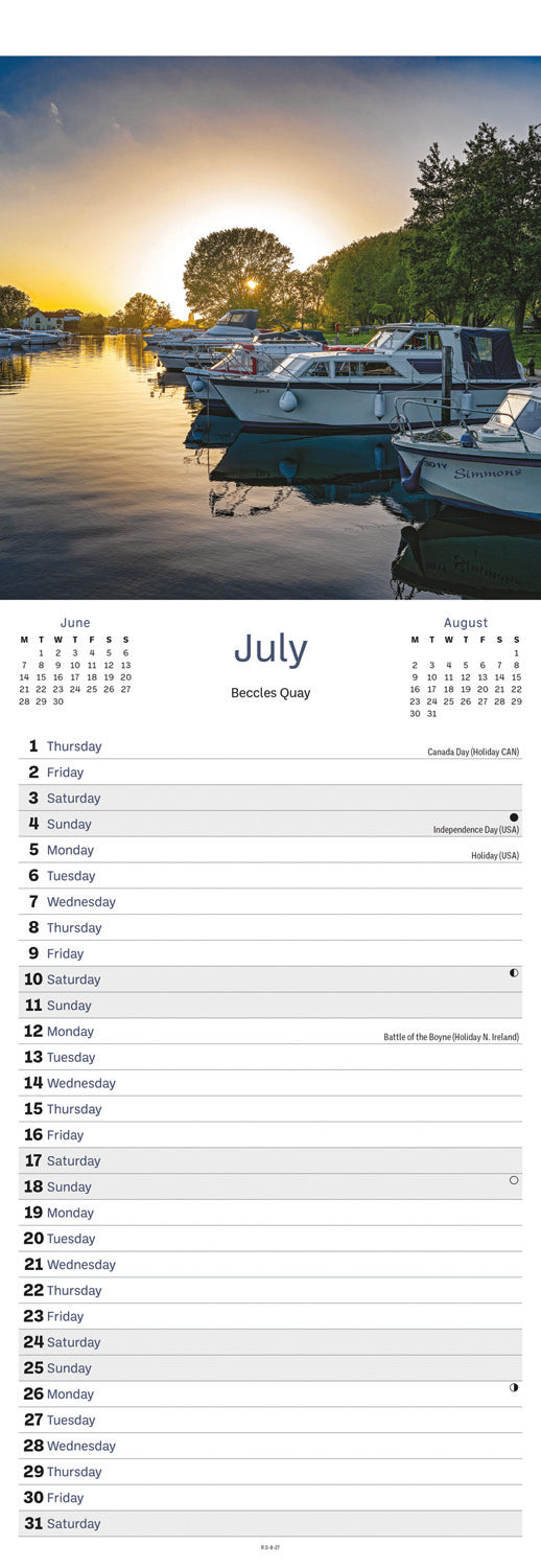 Suffolk Slim Calendar 2027