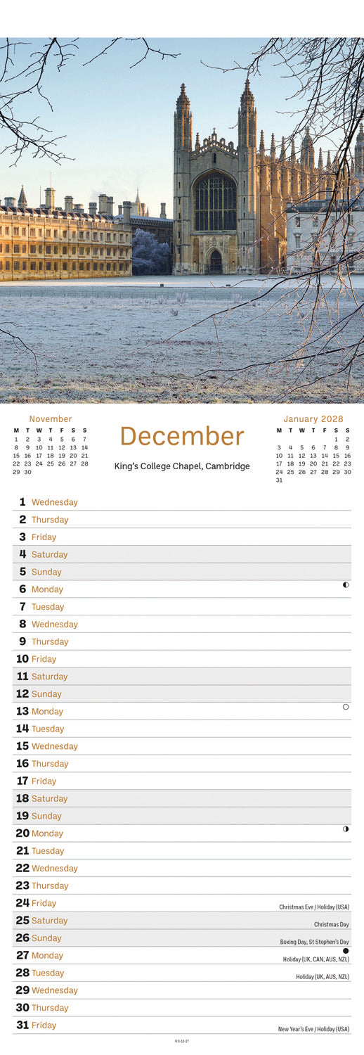 East Anglia Slim Calendar 2027