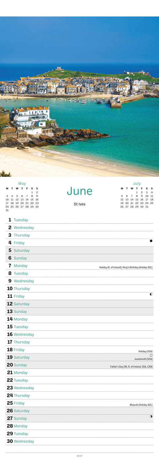 West Country Slim Calendar 2027