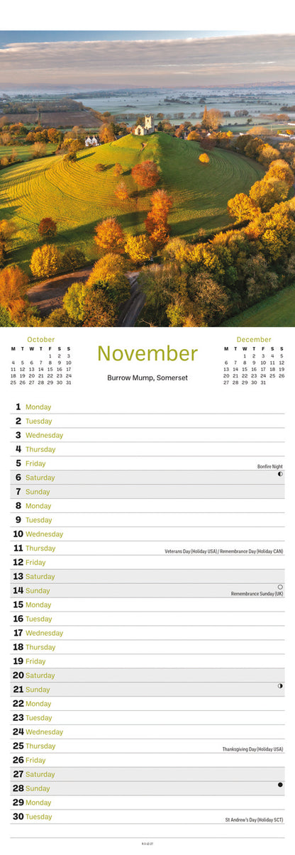 West Country Slim Calendar 2027