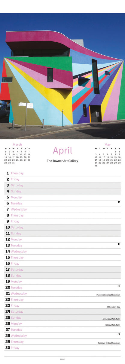 Sussex Slim Calendar 2027