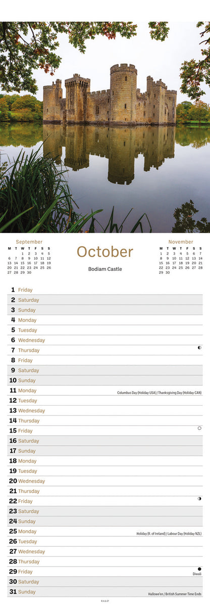Sussex Slim Calendar 2027