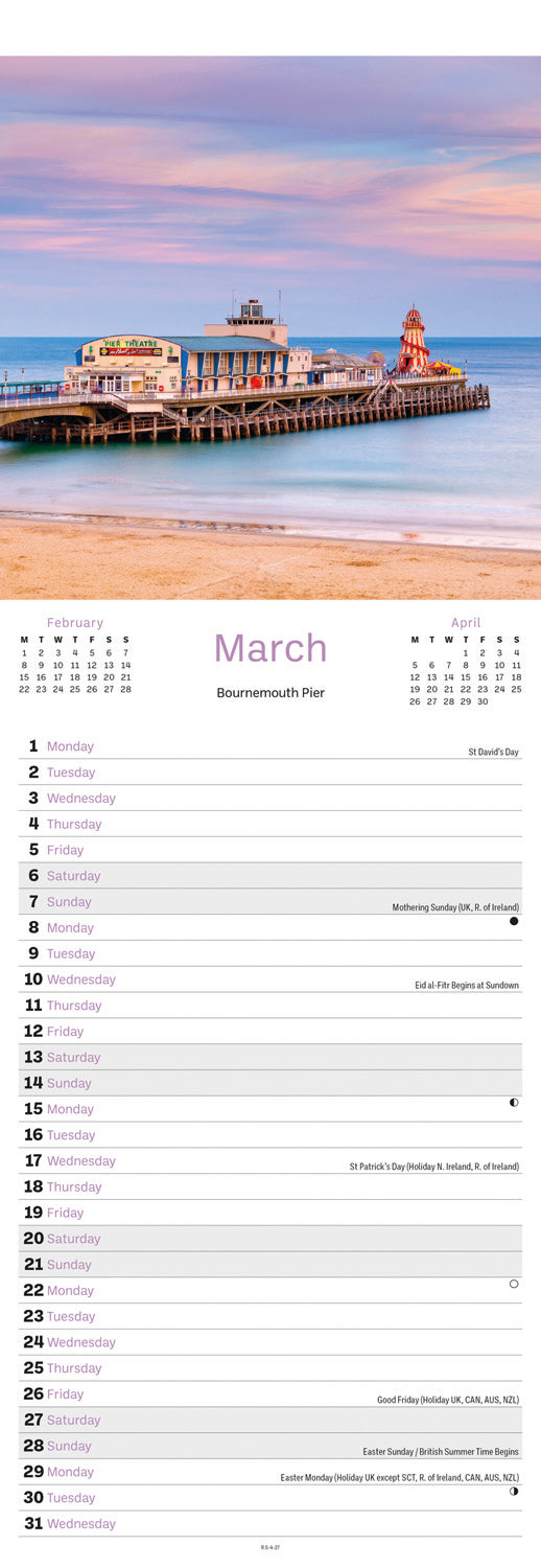 Dorset Slim Calendar 2027