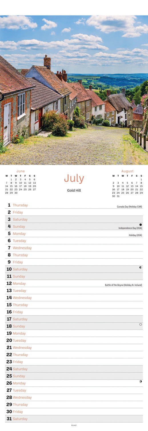 Dorset Slim Calendar 2027