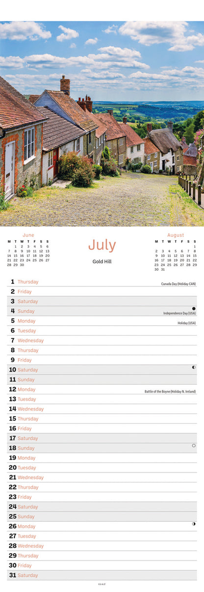 Dorset Slim Calendar 2027