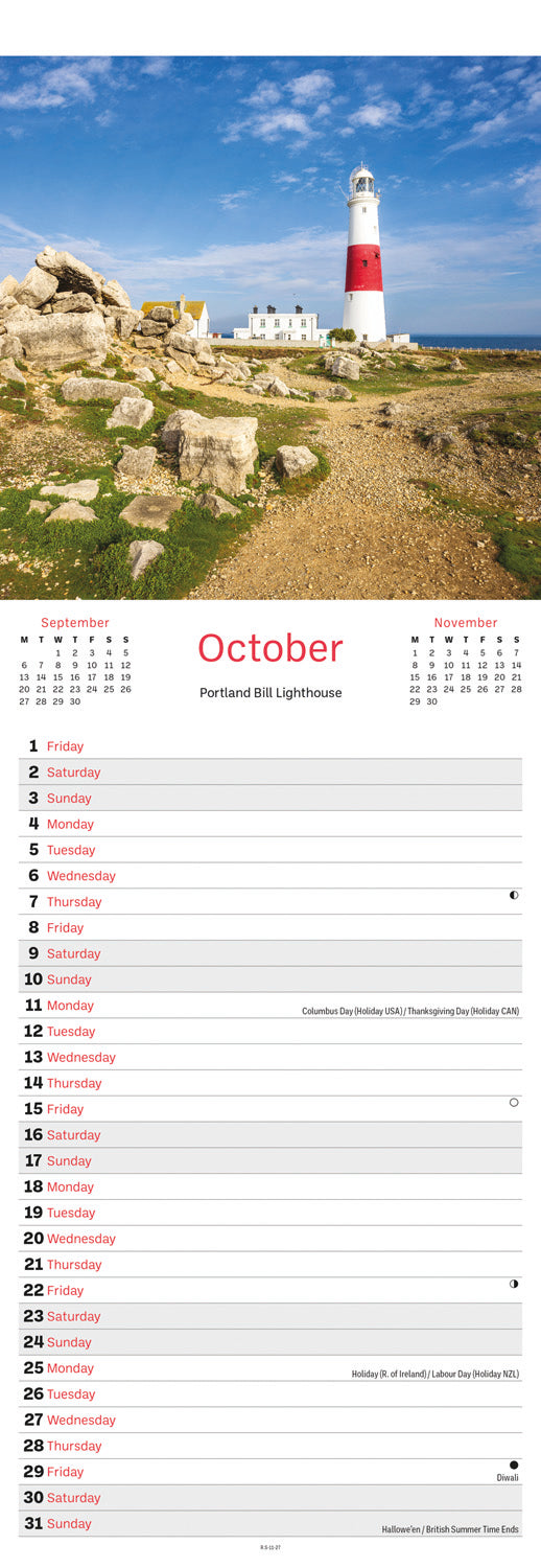 Dorset Slim Calendar 2027