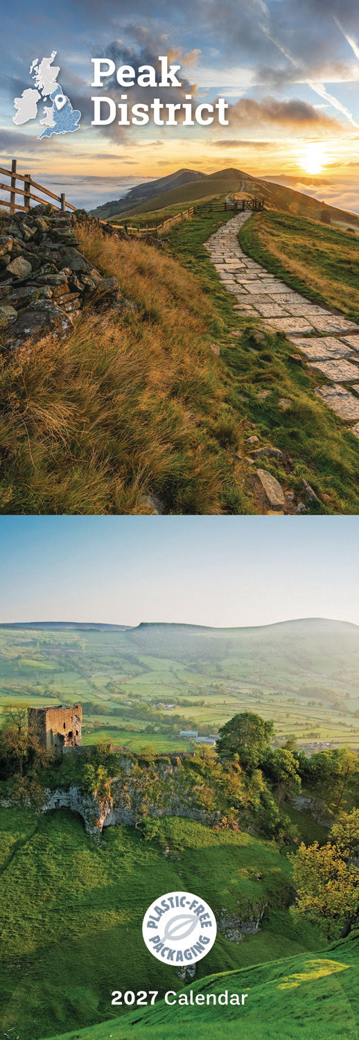 Peak District Slim Calendar 2027