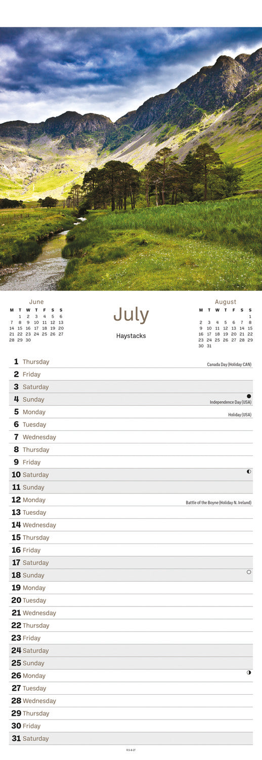 Lake District Slim Calendar 2027