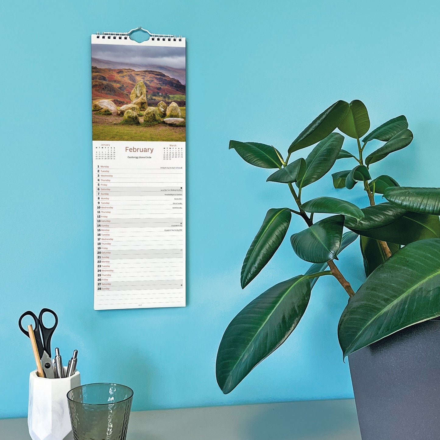 Lake District Slim Calendar 2027