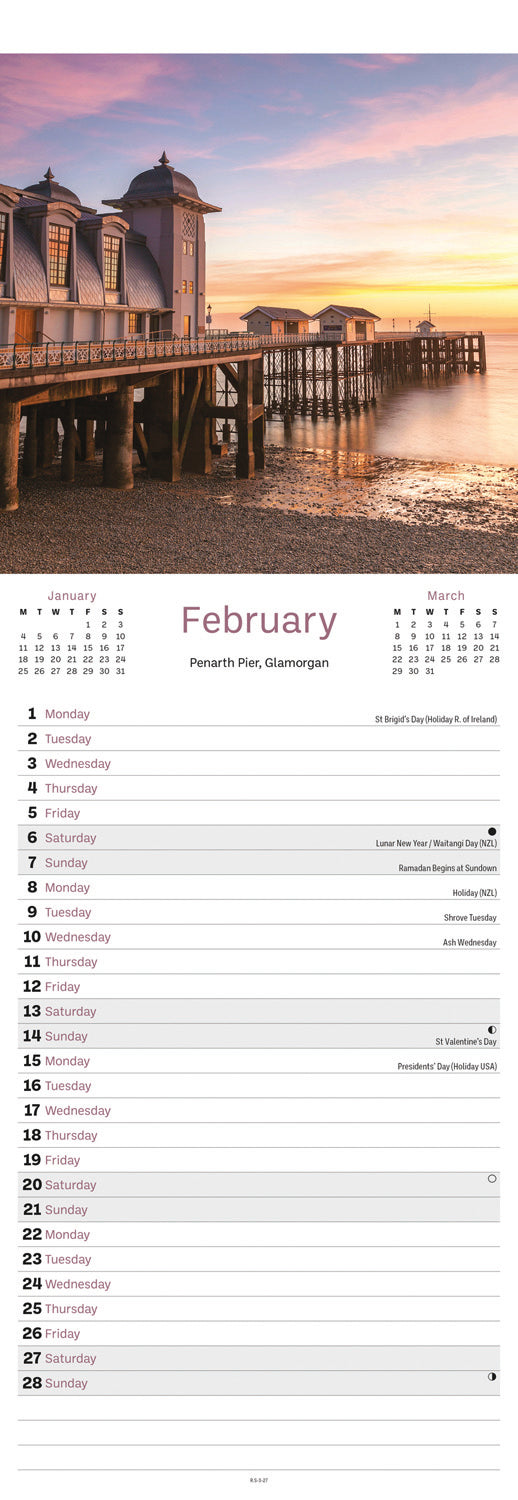 Britain, Images of Slim Calendar 2027