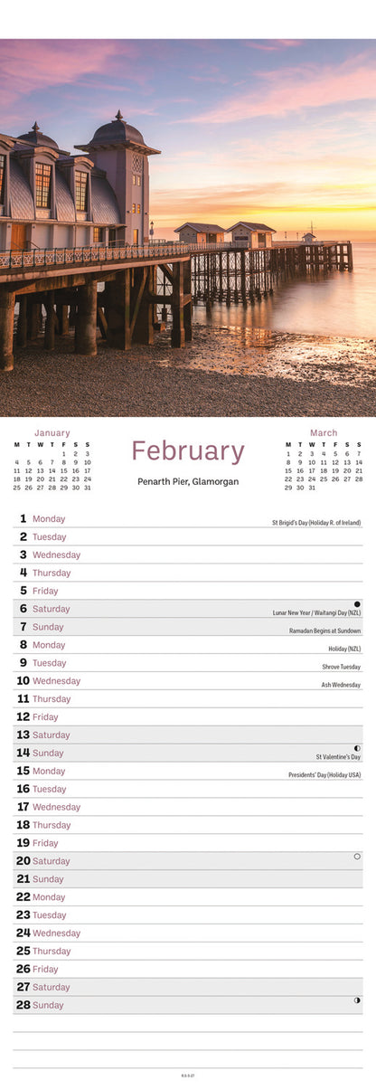 Britain, Images of Slim Calendar 2027