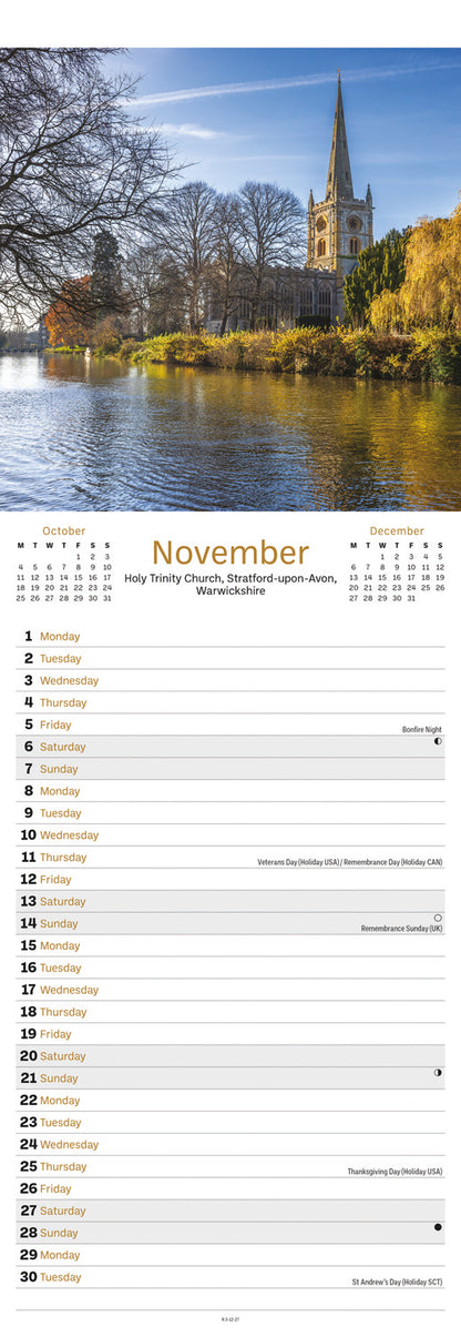 Britain, Images of Slim Calendar 2027