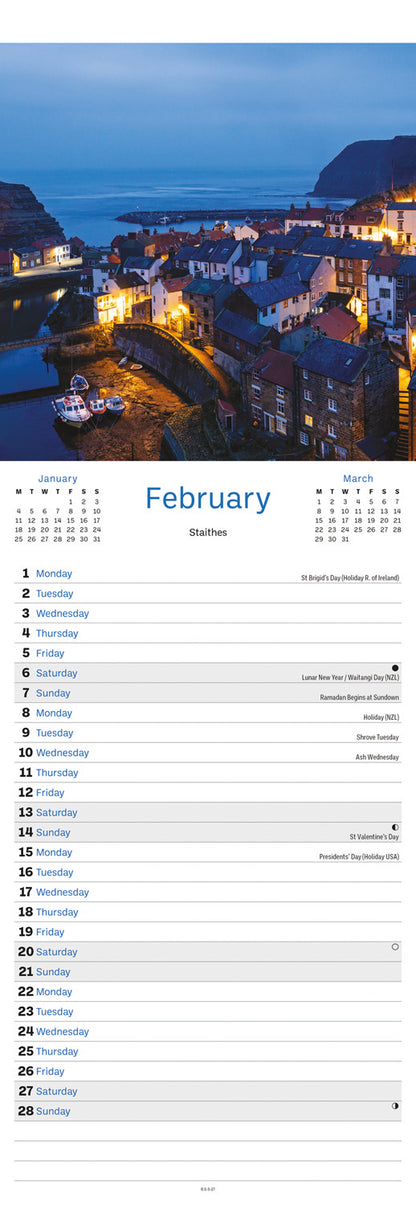 Yorkshire Slim Calendar 2027