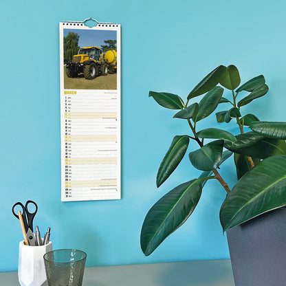 Tractors Slim Calendar 2027