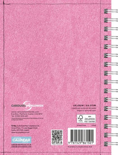 Mums Fabric Planner A5 Diary 2027