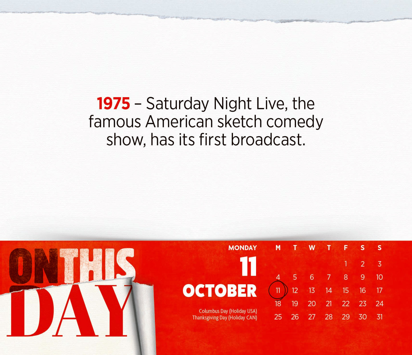 On This Day Box Calendar 2027