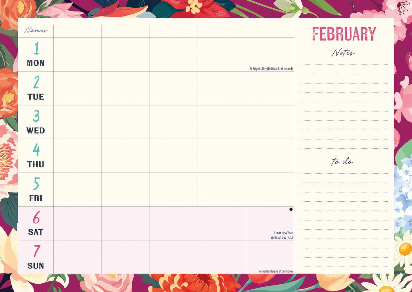 This is Our Year Week-To-View Planner A4 Calendar 2027