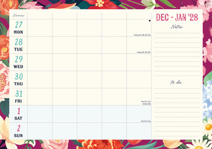 This is Our Year Week-To-View Planner A4 Calendar 2027