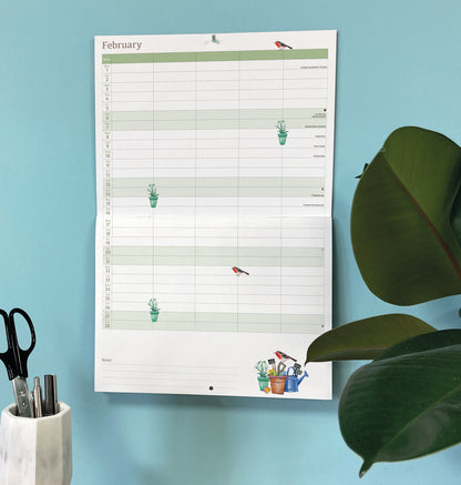 Life in the Garden MTV Planner A4 Calendar 2027