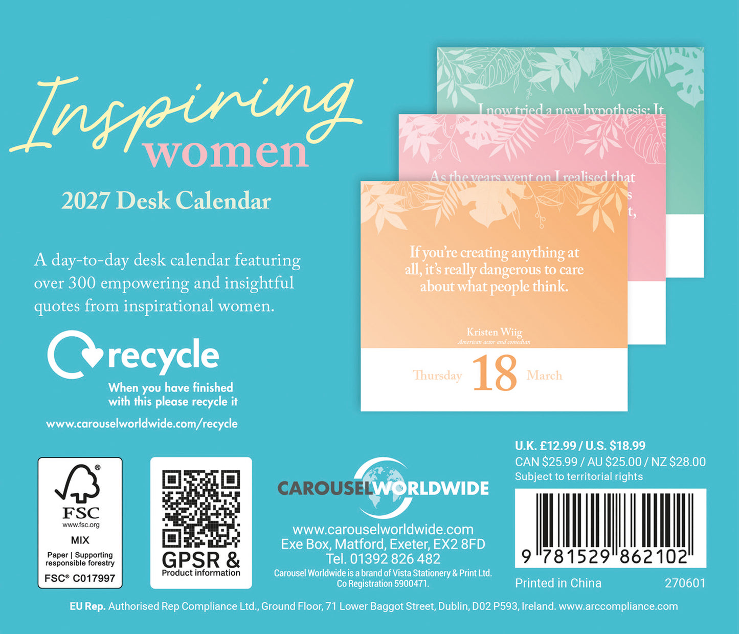 Inspiring Women Box Calendar 2027