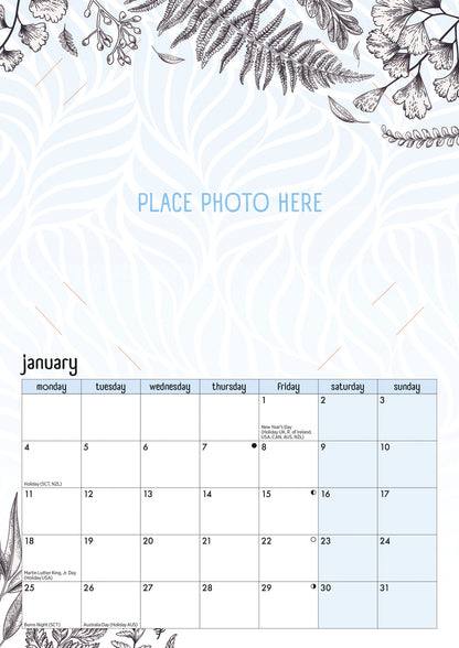 Your Family Photos A4 Calendar 2027