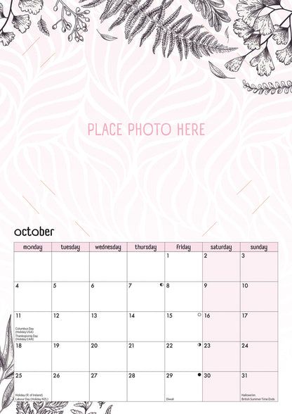 Your Family Photos A4 Calendar 2027