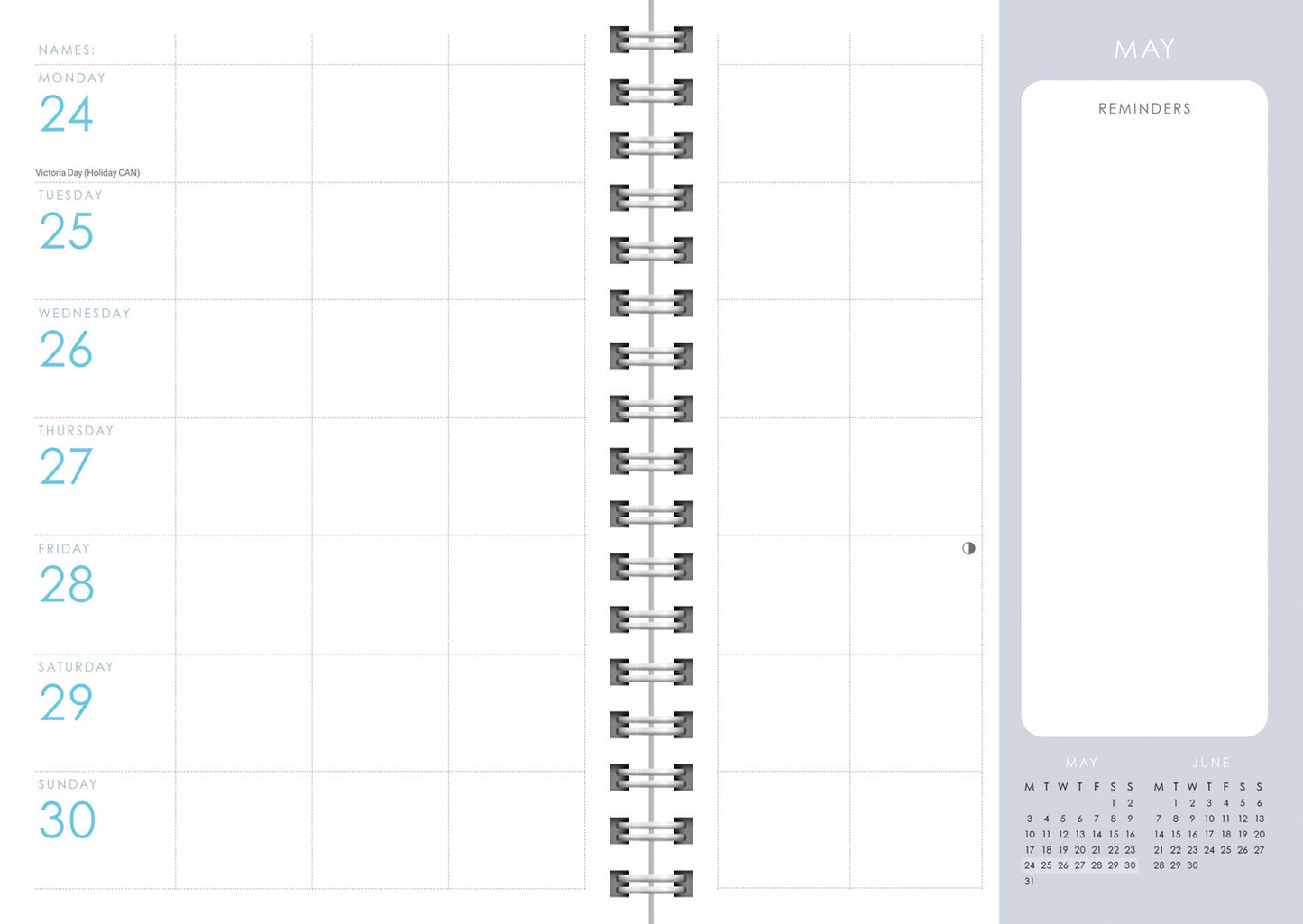 Organised Family (Geometric) Planner A5 Diary 2027